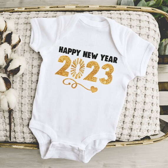 Happy New Year 2023 Baby Onesie® My First New Years Onesie® Etsy