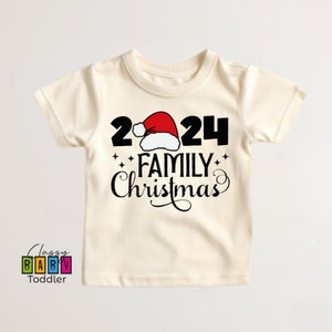 2024 Christmas Baby Onesie, Kids Christmas Matching Shirts for Xmas Winter Party, Family Christmas 2024 Toddler Shirt, Holiday Baby Bodysuit