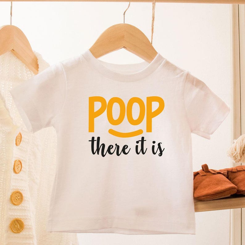 Poop There It Is Onesie®, Poop Toddler Shirt, Funny Baby Onesie®, Baby Shower Gift, Cute Baby Onesie®, Rap Onesies®, Unisex Onesies® image 2