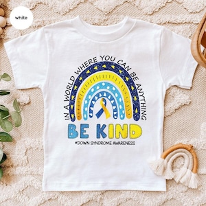 Kids Down Syndrome Shirt, Down Syndrome Awareness, Extra Chromosome Bodysuit, T 21 Baby Onesie®, Trisomy Toddler Shirt, 3 21 WDSD Youth Tees