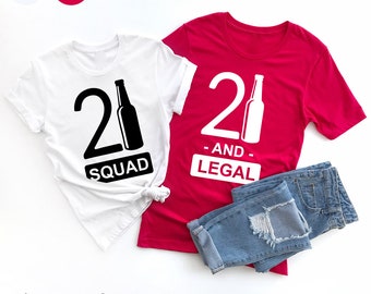 21st Birthday Disney Shirts - Etsy