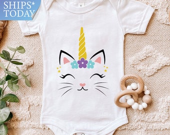 Unicorn Baby Grow Unicorn Squad Unicorn Baby Romper Unicorn Baby Girl Gifts Pink Baby Girl Outfits Etsy UK