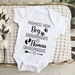 Promoted From Dog Grandparents To Human Grandparents Baby Onesie®, Bodysuit Baby Reveal to Grandparents Pregnancy Announcement New Baby 