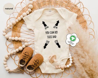 Funny Newborn Gifts for Dad, Dad Instruction Baby Onesie®, You Can Do This Dad Baby Onesie®, New Parent Onesie®, Sarcastic Baby Gift