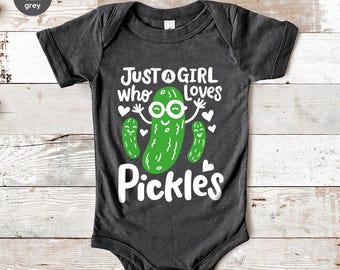 Funny Pickle Toddler Shirt, Pickles Baby Bodysuits, Funny Pickles Onesie, Pickle Graphic Tee, Gift For Kids, Sarcastic Saying Kids Shirt