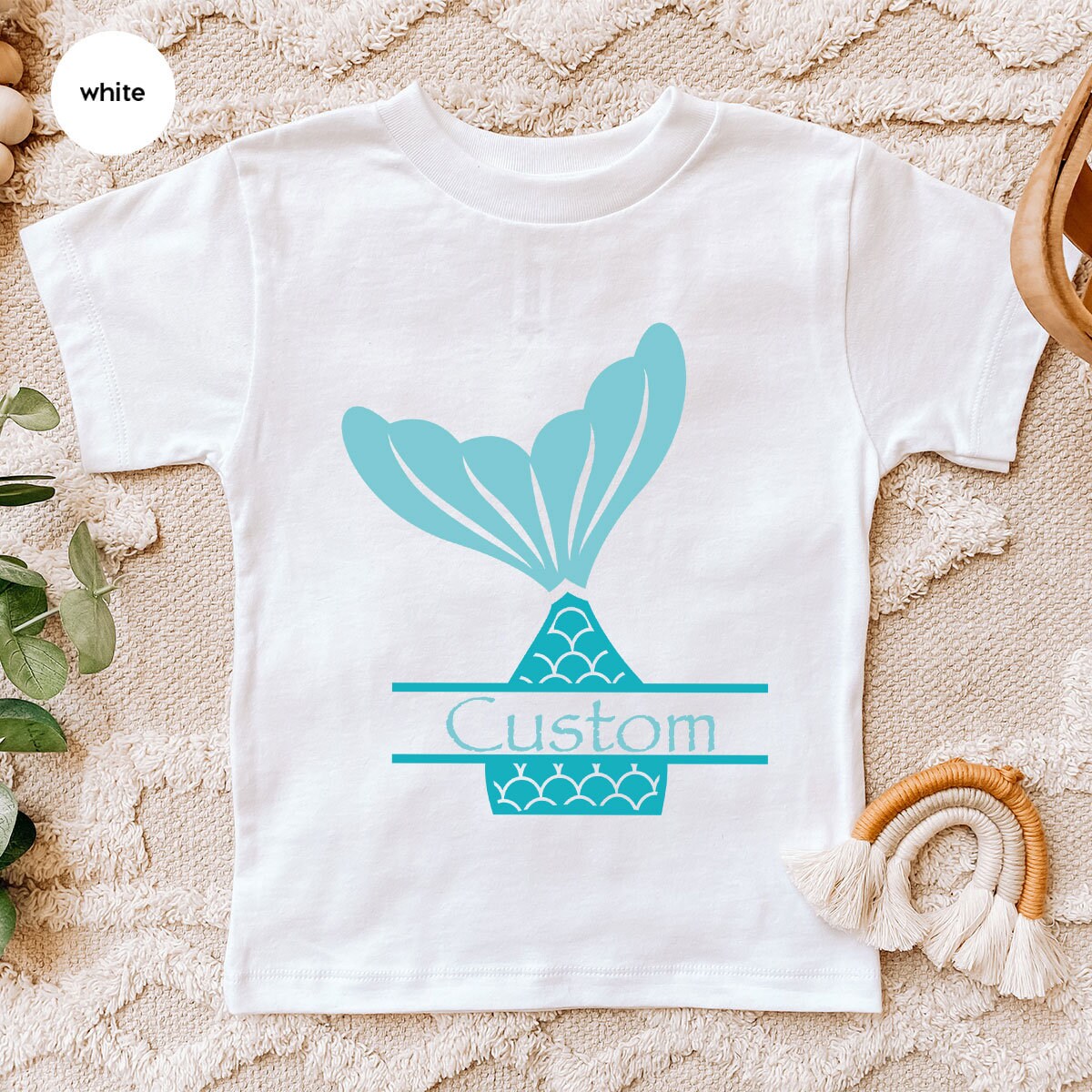 Discover Custom Mermaid Youth Shirt, Toddler Girl Tshirt