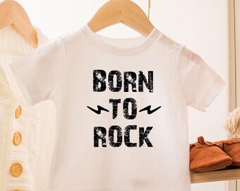 Born to Rock Toddler, Rock Baby Bodysuit, Rock Star Kids Tee, Bringing Home Baby Outfit, Cool Baby Clothes, New Baby Gift, Baby Shower Gift