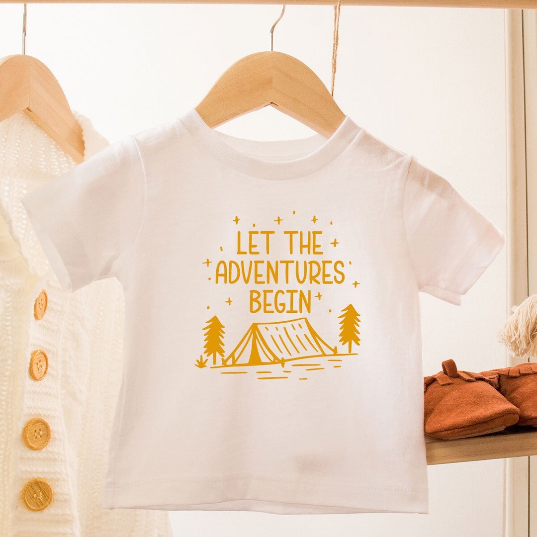 Let the Adventure Begin Baby Onesie®, Adventure Onesies®, Camping Baby