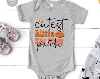 Little Pumpkin Baby Onesie, Cute Autumn Pumpkin Baby Bodysuit, Fall Kids Outfit, Cozy Season Toddler Apparel