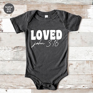 Christian Kids Shirts, Valentines Day Baby Onesie®, Bible Verse Toddler Tees, Christian Baby Bodysuit, Valentines Gifts, Jesus Youth TShirt