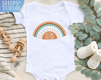 Baby Shower Here Comes the sun Maternity Baby Gift Summer shirt Baby Onesie Vacation Fun In the Sun Summer Time Baby shirt