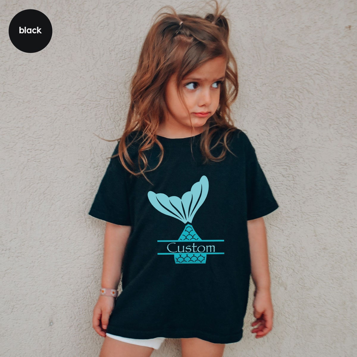 Discover Custom Mermaid Youth Shirt, Toddler Girl Tshirt