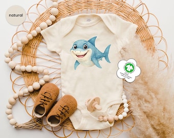Toddler Shark Shirt, Cute Shark Shirt for Kids, Youth Shark Tshirt, Ocean Animals Toddler T-Shirt, Shark Baby Onesie, Animal Baby Clothes