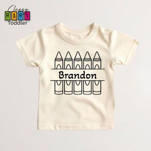 Custom Kids Shirts, Personalized Kids Gifts, Back to School TShirt, Kindergarten T Shirt, Pre K Toddler Shirts, First Day of School