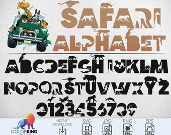 Download Animal Alphabet Svg Etsy
