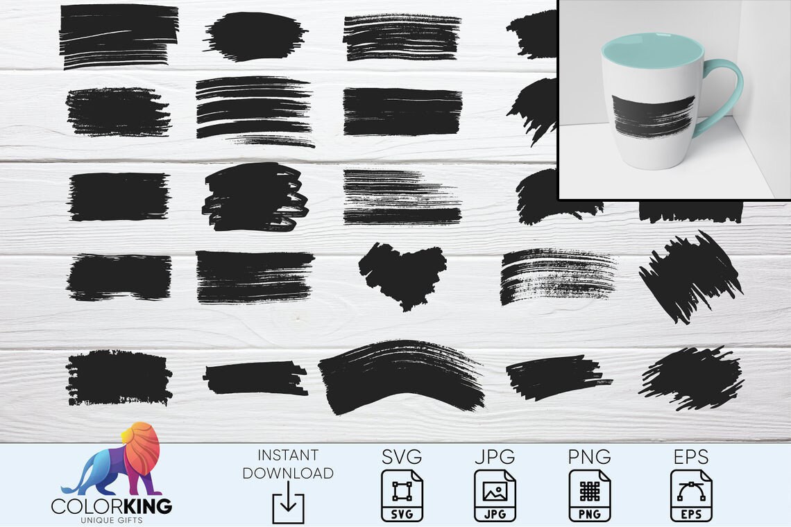 Download Brush Stroke Svg Paint Brush Svg Paint Stroke Silhouette Ink Vector Brush Clipart Watercolor Stains Stroke Brush Cut Files Keychain