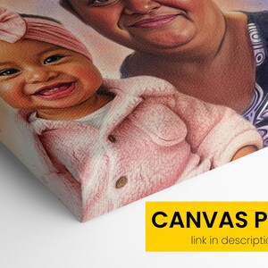 Retrato conmemorativo: agregue a su ser querido fallecido a la foto, dibujo familiar personalizado (archivo digital disponible) imagen 4