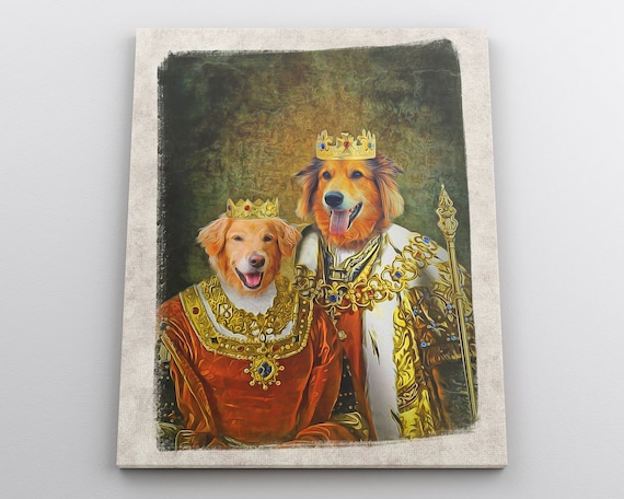 Etsy custom top dog portrait