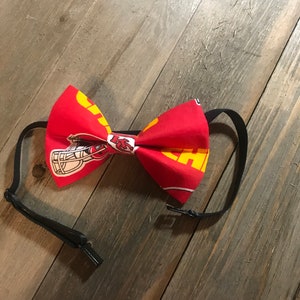 Bow Tie, Bows,Kansas City Chiefs, Bow Tie, Mens Bow Tie, Childs Bow Tie, Pet Bow Ties image 3