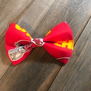 Bow Tie, Bows,Kansas City Chiefs, Bow Tie, Mens Bow Tie, Childs Bow Tie, Pet Bow Ties image 2