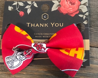 Bow Tie, Bows,Kansas City Chiefs, Bow Tie, Mens Bow Tie, Childs Bow Tie, Pet Bow Ties