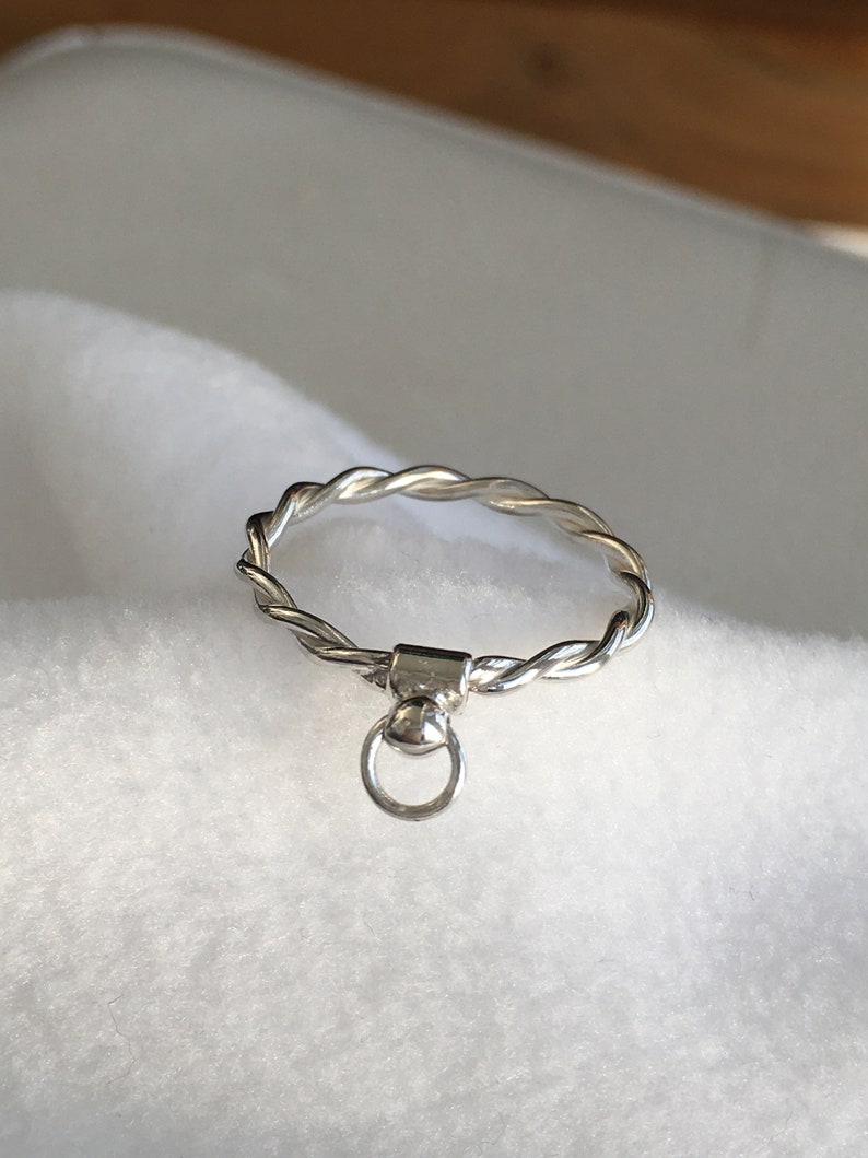 Sterling Silver Dainty Story of O Ring. BDSM Ring. - Etsy