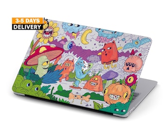 Graffiti Monsters Case For MacBook Air 15 M2 2023 MacBook Air 13 M2 Case 2022 MacBook Pro 13 Case 2020 MacBook Pro 16 case PRO 14 inch A1131