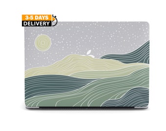 Aesthetic Case For MacBook Air 13 M2 Case 2022 Waves MacBook PRO 14 2023 Moon MacBook Pro 13 Case 2020 Pro 15 inch MAC 12 MacBook PRO 16 J23