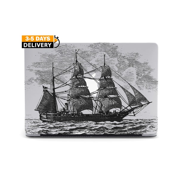 Sailing Ship Case for MacBook Air 15 M2 2023 BARQUE MacBook Pro 14 M2 Case Gift for Man MacBook Pro 16 inch Case MAC 12 PRO 13 Case MB142