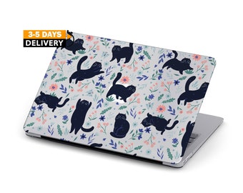 Cute Kitty Case For MacBook Air 15 M2 2023 MacBook Pro 14 M2 Max Case Cat MacBook Air 13 M2 Case 2022 MacBook Pro 16 MAC 12 Pro 13 inch J30