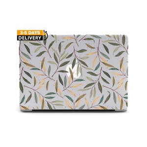Funda de hojas de primavera para MacBook Air 13 Funda 2022 MacBook Pro 14 M2 2023 Oliva MacBook Pro 13 M2 Funda MacBook Pro 16 pulgadas MAC 12 PRO 15 MB143