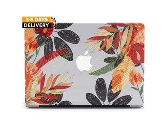 Tropical Coque pour MacBook Air 15 M3 2024 MacBook Air 13 Coque esthétique MacBook Pro 14 Cas 2023 Jungle exotique MacBook Pro 16 Housse 14 pouces J7