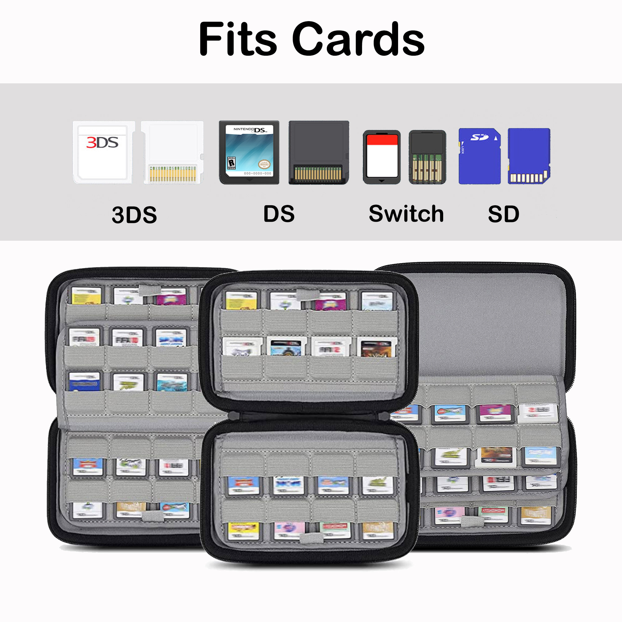 Cat Game Card Case for Nintendo 3DS 3DSXL 2DS 2DSXL DS Dsi