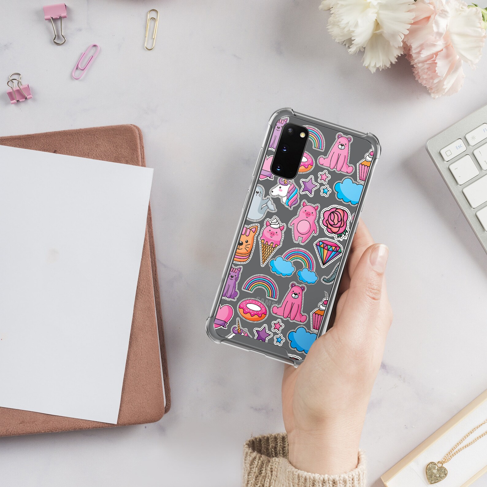 Sticker Art Case For Samsung Galaxy S21 Ultra Case Cute For Etsy