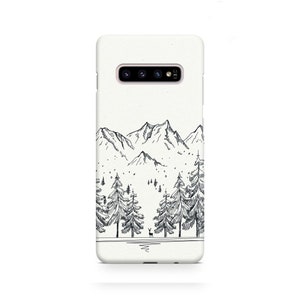 Mountains Case For Samsung Galaxy S10 Plus Galaxy S10e Galaxy S20 Plus Case Minimalist Draw Galaxy S20 Ultra Case Galaxy S9 Plus A671