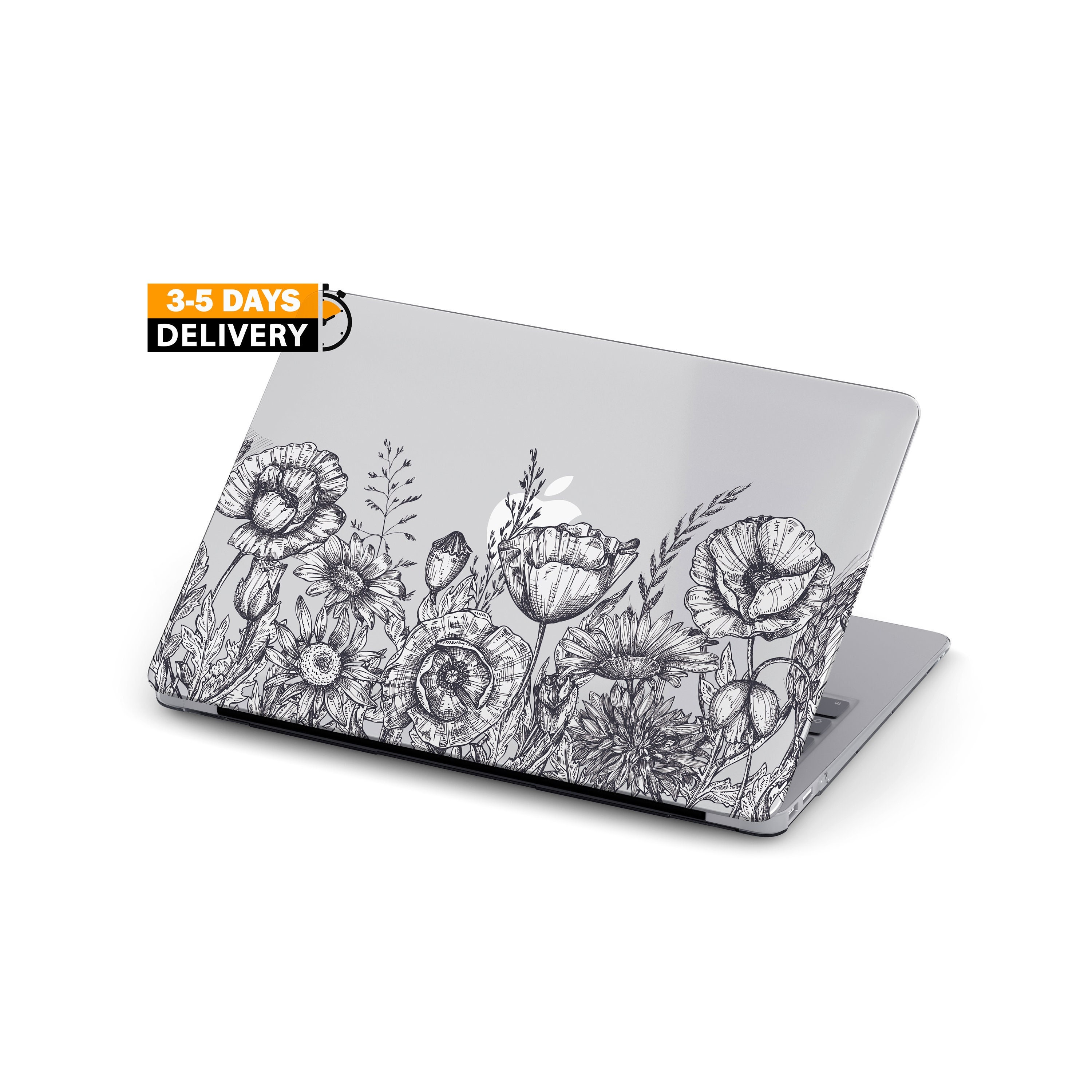 Poppy Case For MacBook Air 15 M3 2024 MacBook Air 13 Case Aesthetic MacBook Pro 14 Case 2023 Flowers MacBook Pro 16 Cover 14 inch MB140