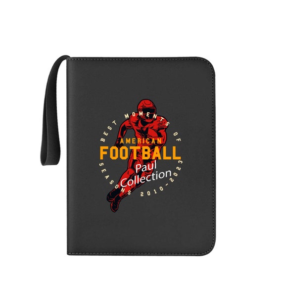 Classeur de cartes à collectionner de football, album de poche double face  personnalisé 400 pour collection de cartes de rugby, stockage personnalisé  de cartes de sport à 50 pochettes B33 -  Canada