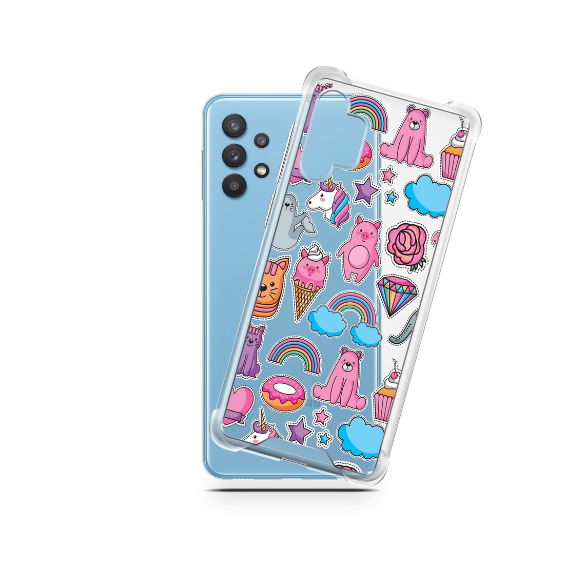 Sticker Art Case For Samsung Galaxy S21 Ultra Case Cute For Etsy