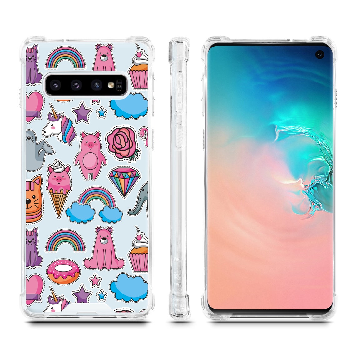 Sticker Art Case For Samsung Galaxy S21 Ultra Case Cute For Etsy