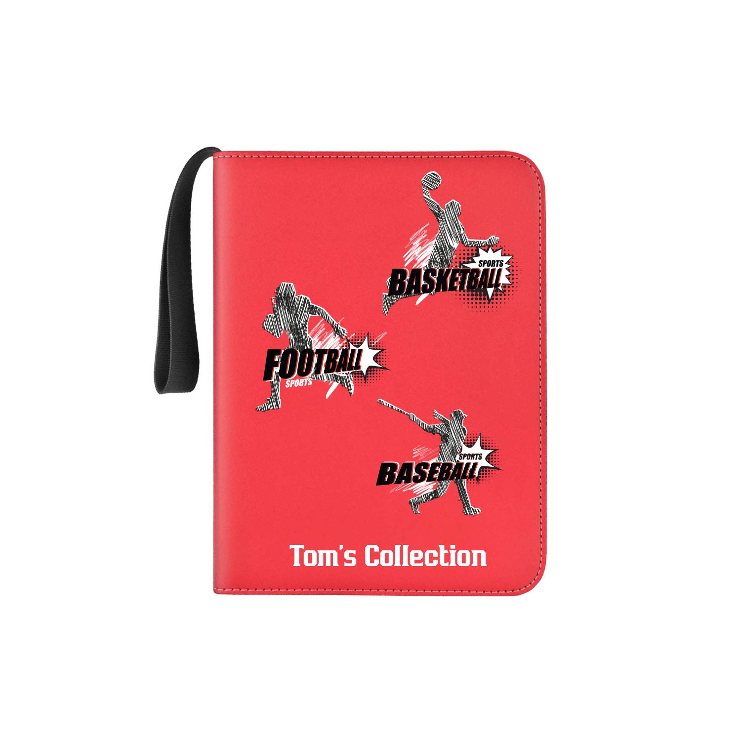 Classeur multisports pour cartes à collectionner, album personnalisé 400 de  poche recto-verso pour cartes de sport, rangement personnalisé pour cartes  de sport 50 pochettes B37 -  France