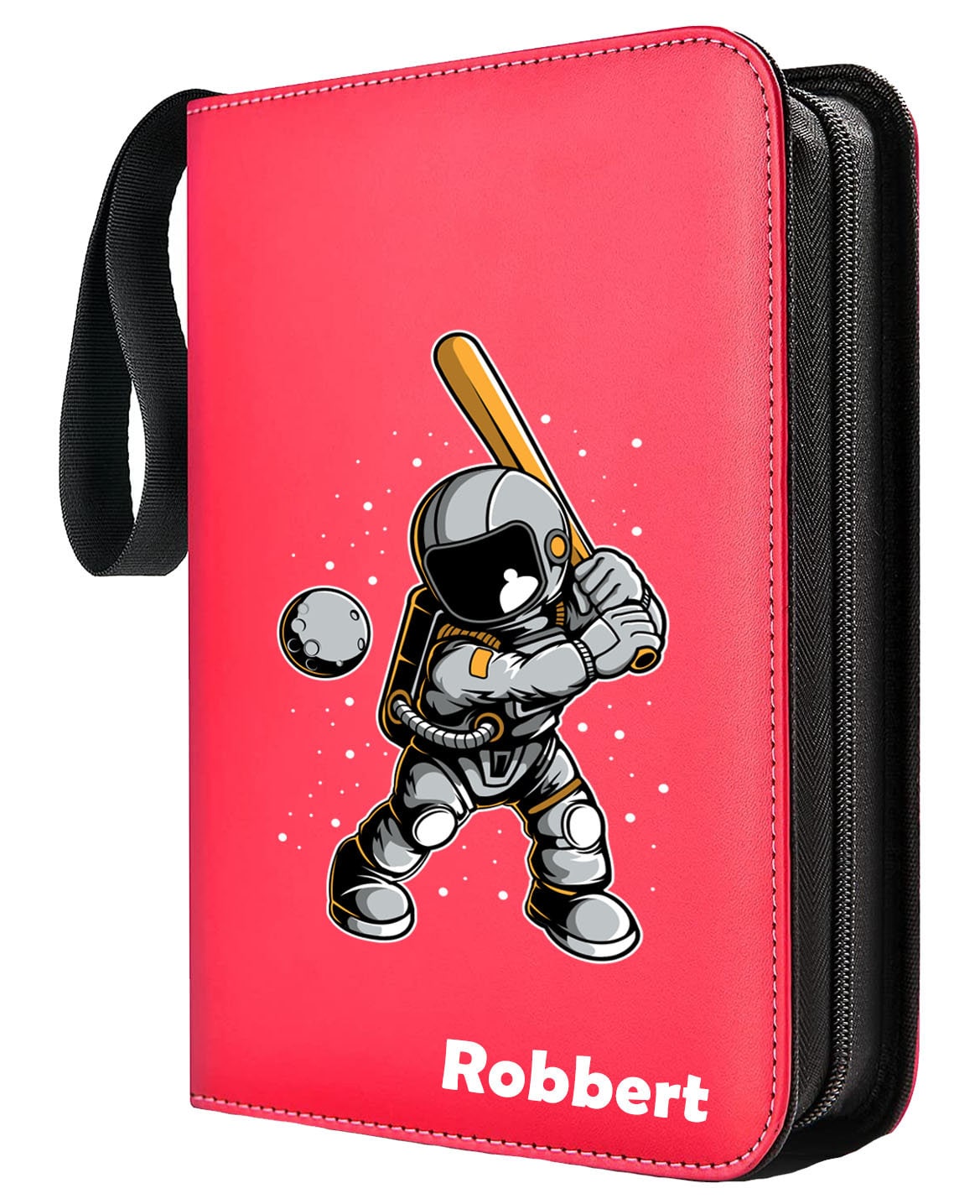 900 Pocket Baseball Card Binder - Leather Trading Card Album With Holder Pages