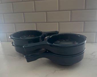 GET HSB-112-TB Texas Blue Melamine 12 oz. Soup Bowl w/ Handle Set of 4
