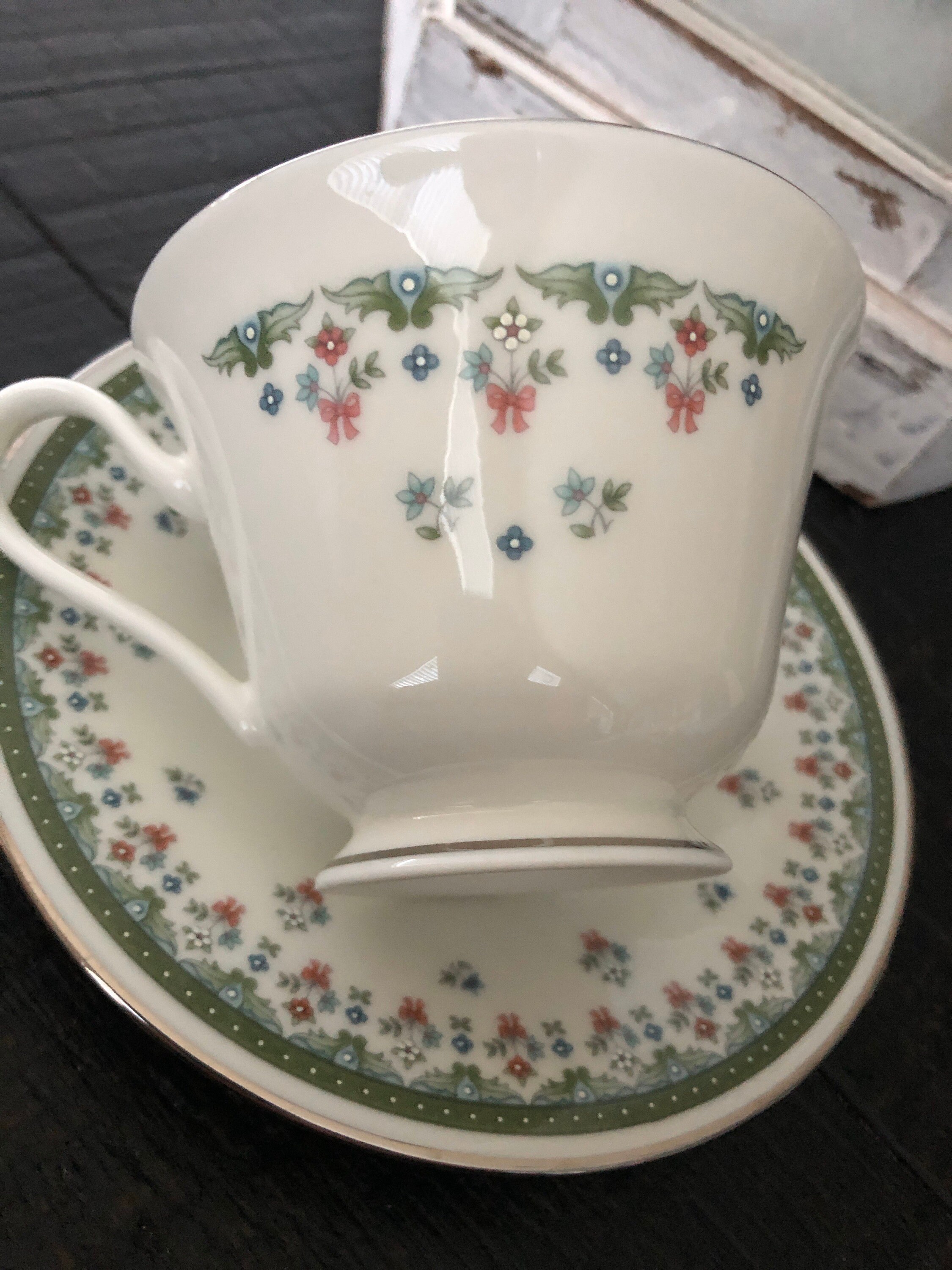 Vintage Oxford Bone China ASHLEY Lenox China Made in USA Etsy