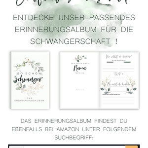 Meilensteinkarten Schwangerschaft von HIMMEL.HERZ.PAPIER® Geschenk für Schwangere 50 Karten inkl. Geschenkbox Bild 6