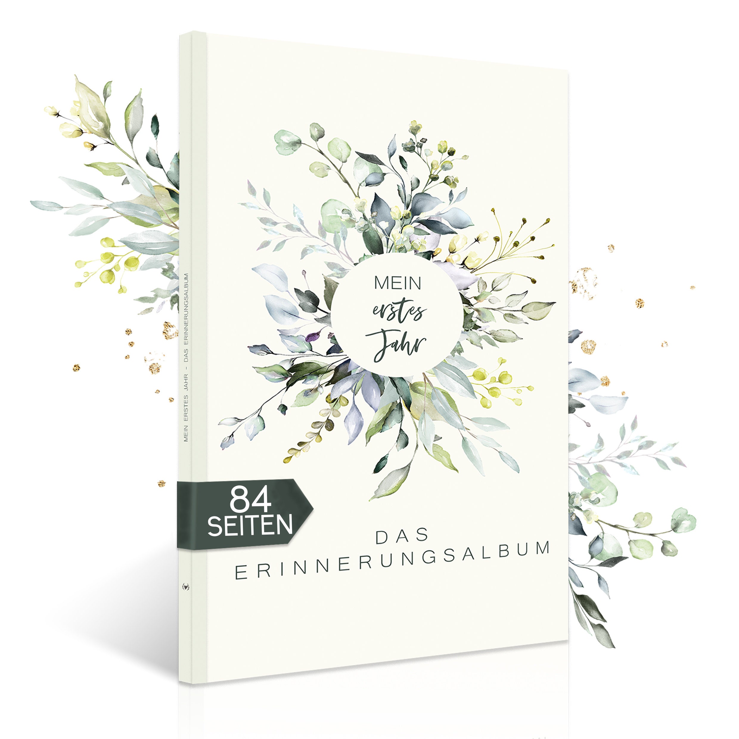 My first year album from Himmel.Herz.Papier® I Designed by parents I Photo album, diary to enter DIN A4
