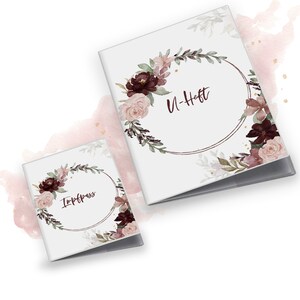 U booklet cover incl. vaccination certificate cover | High-quality cover for your child's examination booklet and vaccination certificate | Baby Gift Boy Girls image 5