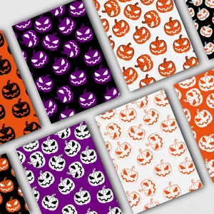 Halloween Scrapbook Digital Pages