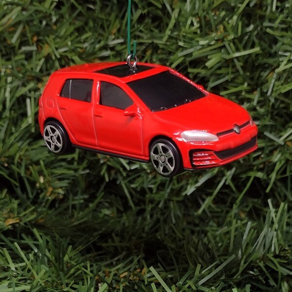 Volkswagen beetle bug christmas ornaments