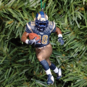 SAINT LOUIS RAMS Ornament Marshall Faulk Christmas tree decoration unique Xmas gift idea Los Angeles