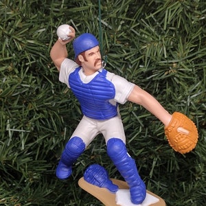 Los Angeles Dodgers Ornament Mike Piazza-Hideo Nomo-Raul Mondesi Mlb Baseball Figure Unique Xmas Tree Decoration
